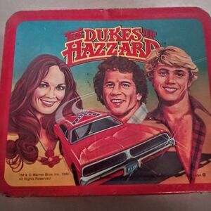 Vintage Metal Dukes Of Hazard Lunchbox